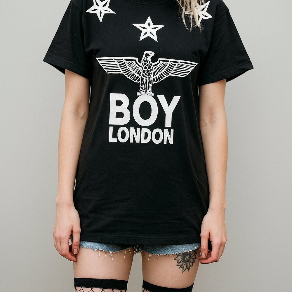 BOY LONDON Globe Star T-shirt SZ S